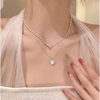 ♡ elegant heart necklace ♡(ネックレス)