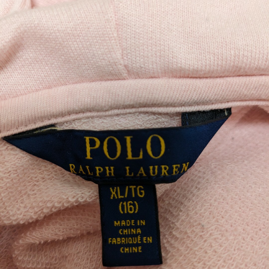 POLO RALPH LAUREN(ポロラルフローレン)のポロラルフローレン　ピンク　ネイビー　パーカー メンズのトップス(パーカー)の商品写真
