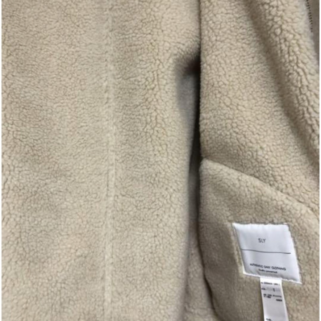 SLY - 【SLY】OVER SIZE B-3 (BEG) ボアブルゾン アウター2020の SLY - 【SLY】OVER SIZE B-3 (BEG) ボアブルゾン アウター2020の