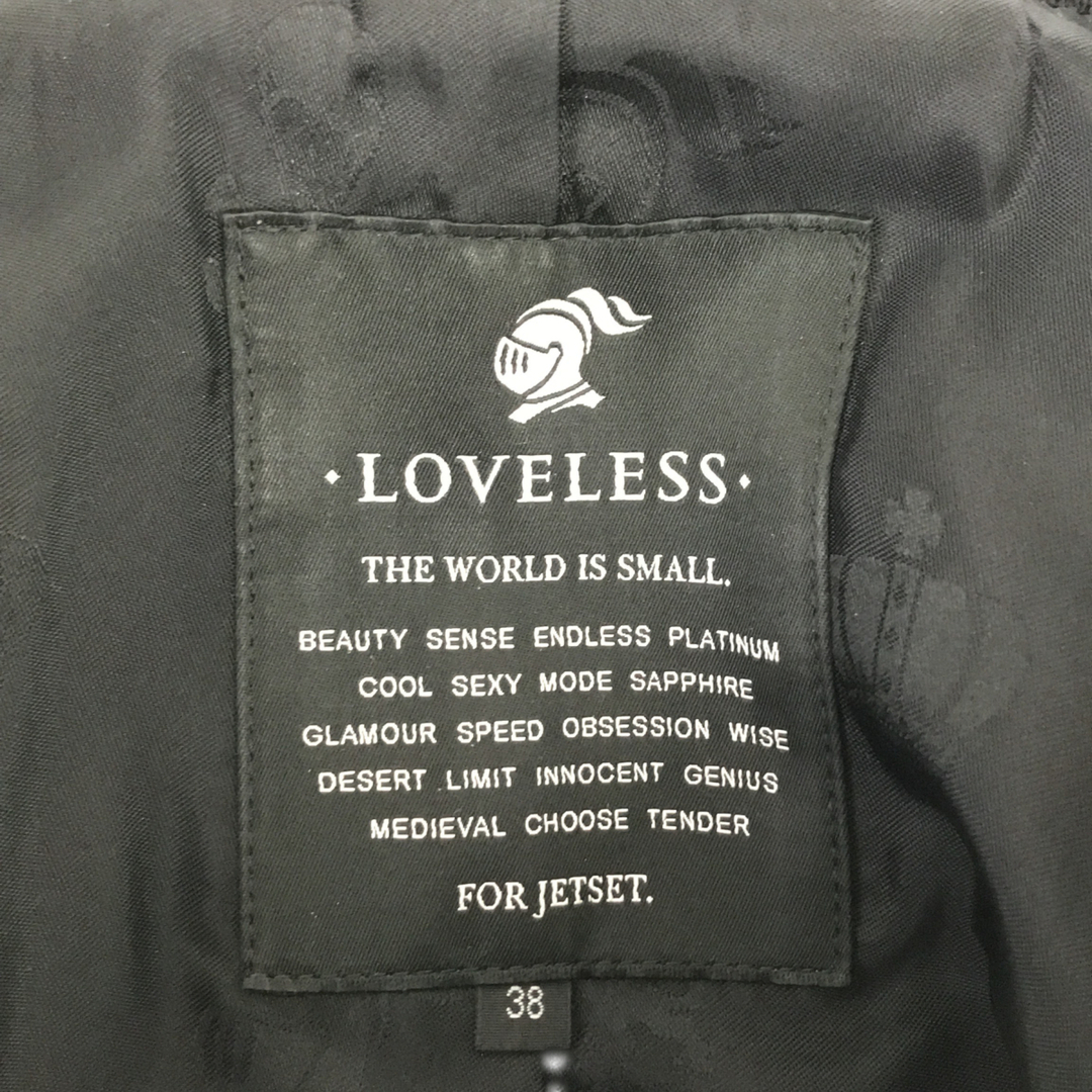 LOVELESS(ラブレス)のラブレス ラムレザージャケット ブルゾン 62F20-800-09 Mサイズ レディースのジャケット/アウター(その他)の商品写真