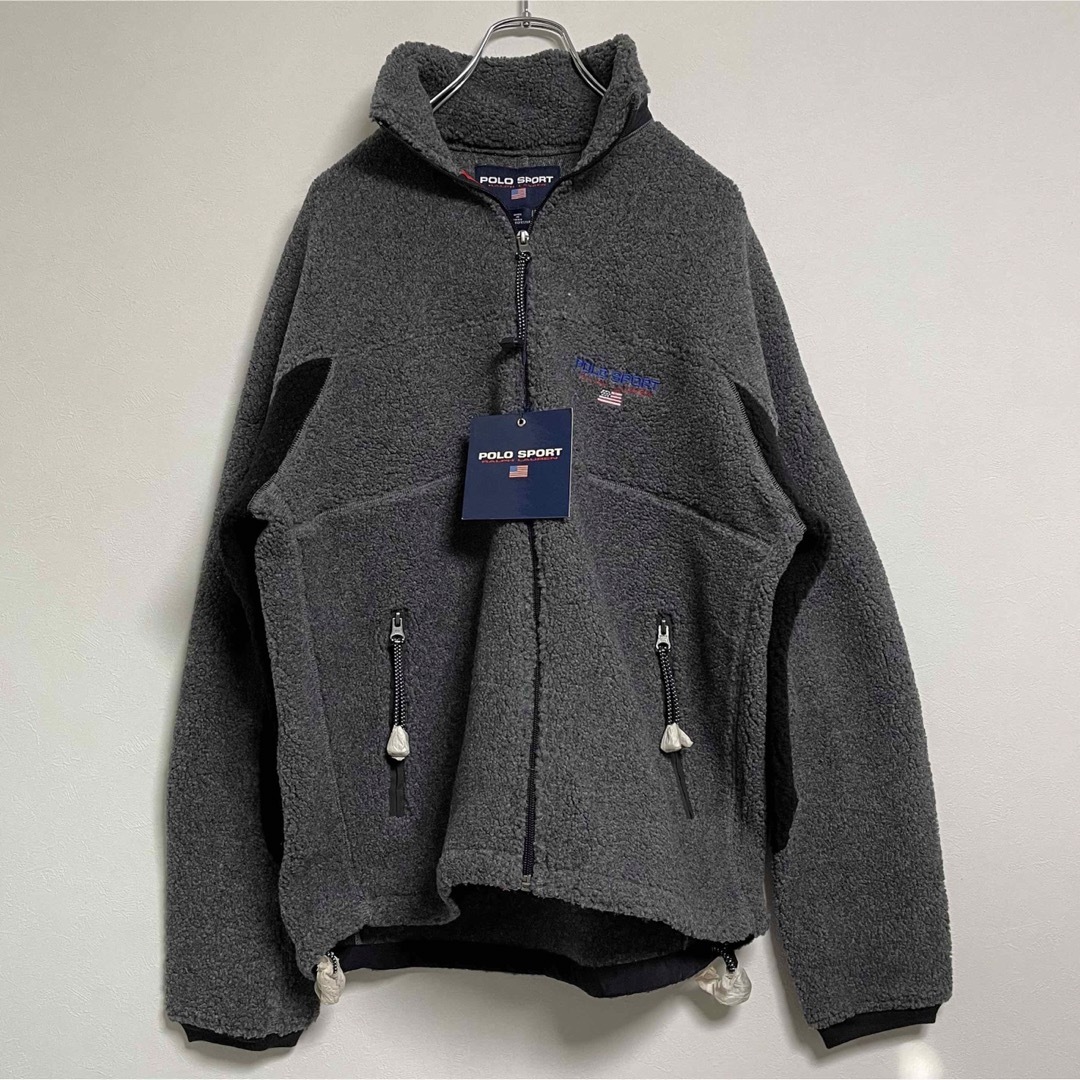 在庫僅少 新品 90s Ralph Lauren POLO SPORTフルジップ フリース