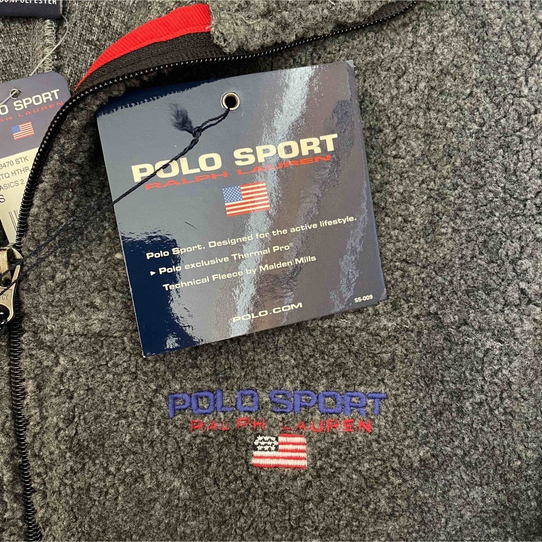 在庫僅少 新品 90s Ralph Lauren POLO SPORTフルジップ フリース