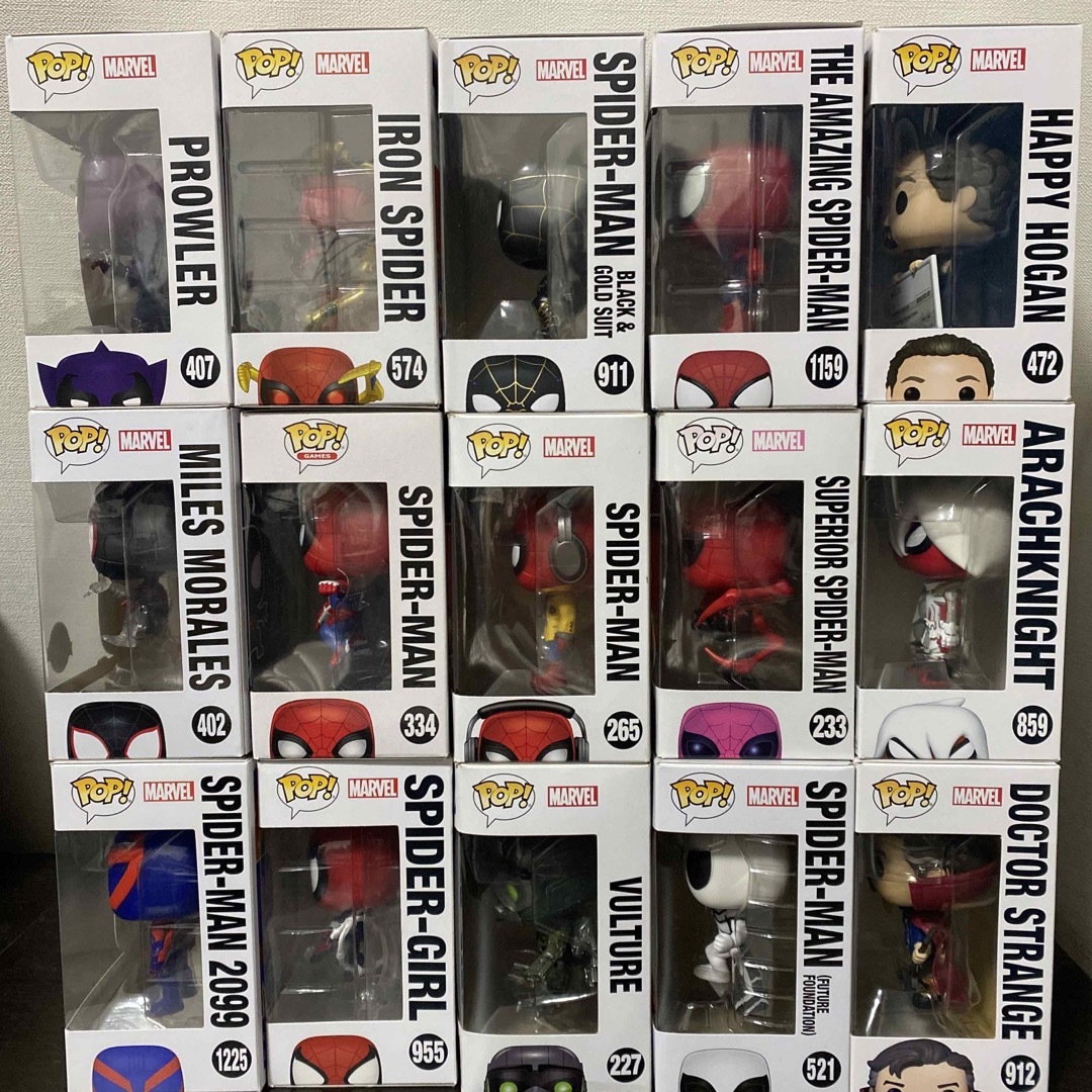 スパイダーマン　ファンコポップ　spider-man funko pop セット