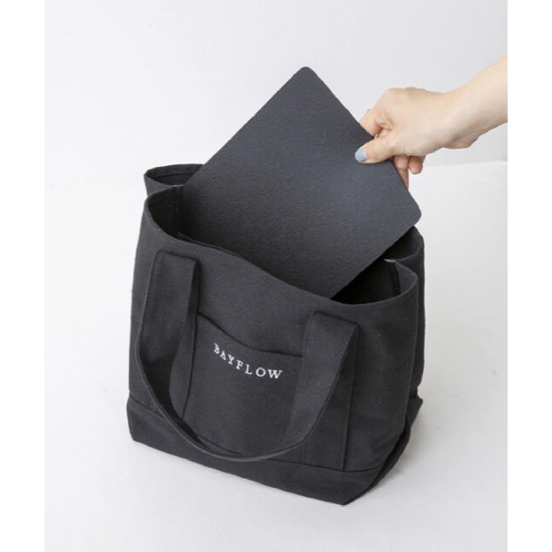 BAYFLOW(ベイフロー)のBAYFLOW 収納5ポケット LOGO TOTE BAG レディースのバッグ(トートバッグ)の商品写真