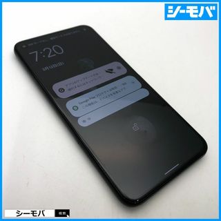 グーグル(Google)の1080 SIMフリー Google Pixel 5 128GB ブラック美品(スマートフォン本体)