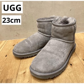 アグ(UGG)のUGG アグ　クラシックミニ　グレー　23cm(ブーツ)