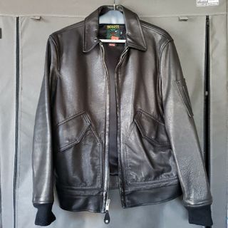 シュプリーム Supreme 2021年秋冬 Schott Shearling Collar Leather Puffy Jacket ラムレザー 中綿 ブルゾン ブラック【サイズM】【メンズ】