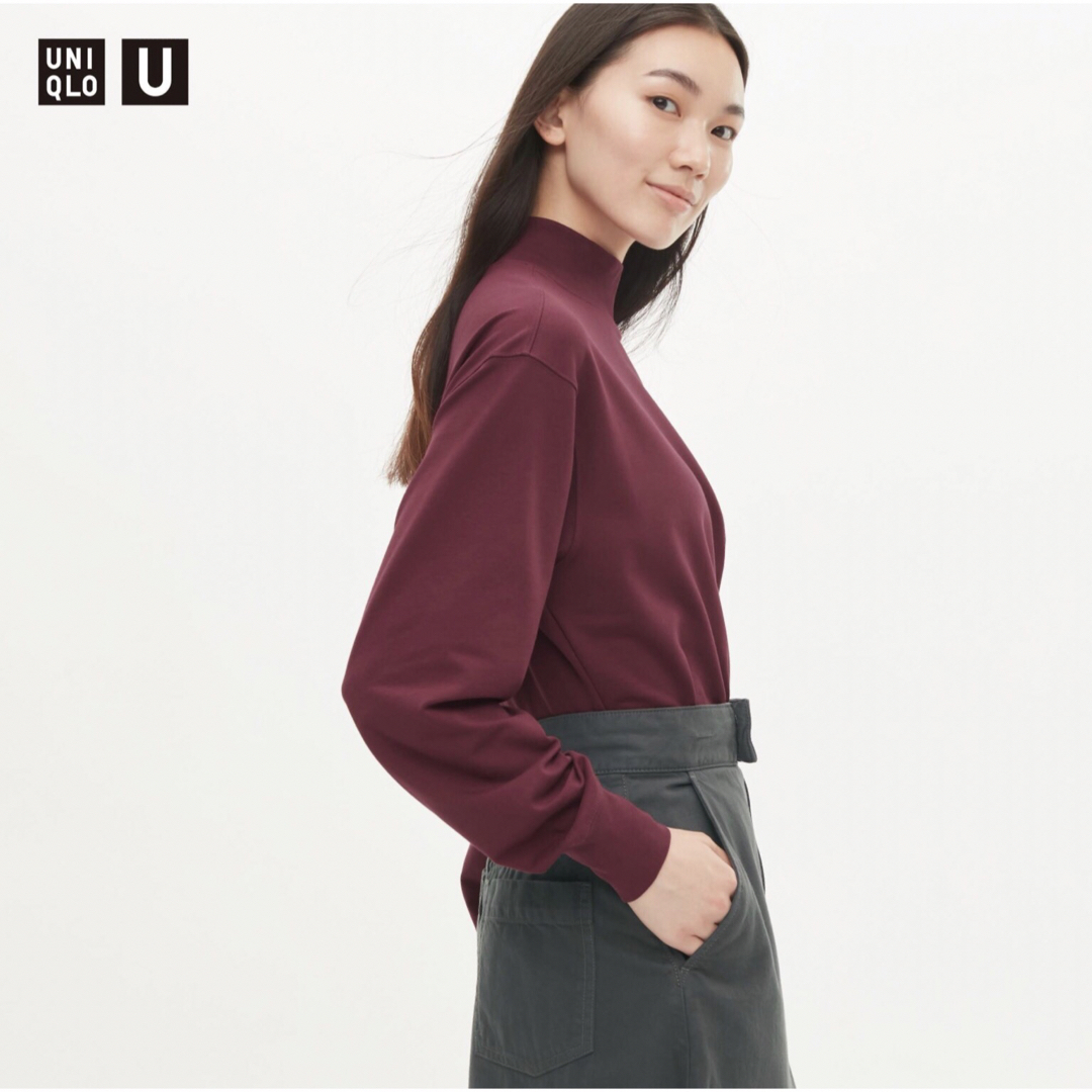 UNIQLO(ユニクロ)の【専用商品】ユニクロU ヒートテックコットン タートルネックT L 2点 レディースのトップス(Tシャツ(長袖/七分))の商品写真