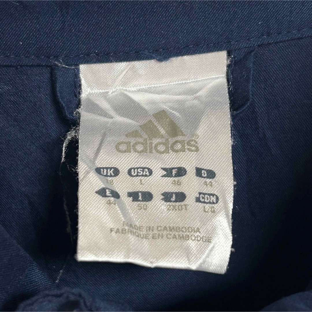adidas(アディダス)のadidas ジャージトラックジャケット　ジャンパー　ネイビー　スポーツMIX レディースのジャケット/アウター(ナイロンジャケット)の商品写真