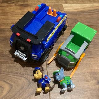 パウパトロール　車2台　チェイス&ロッキー(キャラクターグッズ)