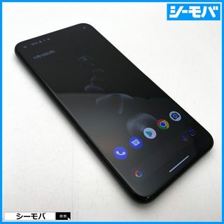 グーグル(Google)の1085 SIMフリー Google Pixel 5 128GB ブラック美品(スマートフォン本体)