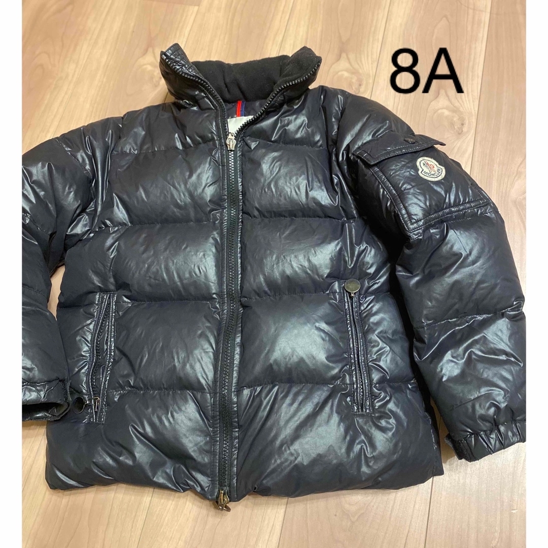 MONCLER - 値下 モンクレール ダウン キッズ 8A 直営店 ブラックの通販 ...