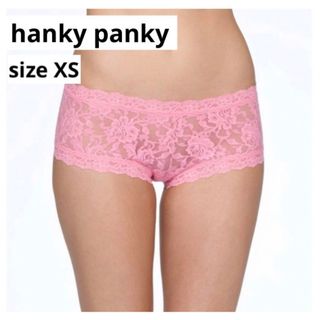 ハンキーパンキー(HANKY PANKY)のhunky panky ハンキーパンキー　ボーイズショーツ　グローピンク　XS(ショーツ)