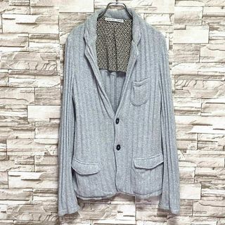 ザラ(ZARA)のZARA MAN 高級イタリア製 カーディガン ニット エルボーパッチ(カーディガン)