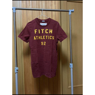 アバクロンビーアンドフィッチ(Abercrombie&Fitch)のアバクロ Tシャツ ワインレッド Mサイズ メンズ(Tシャツ/カットソー(半袖/袖なし))