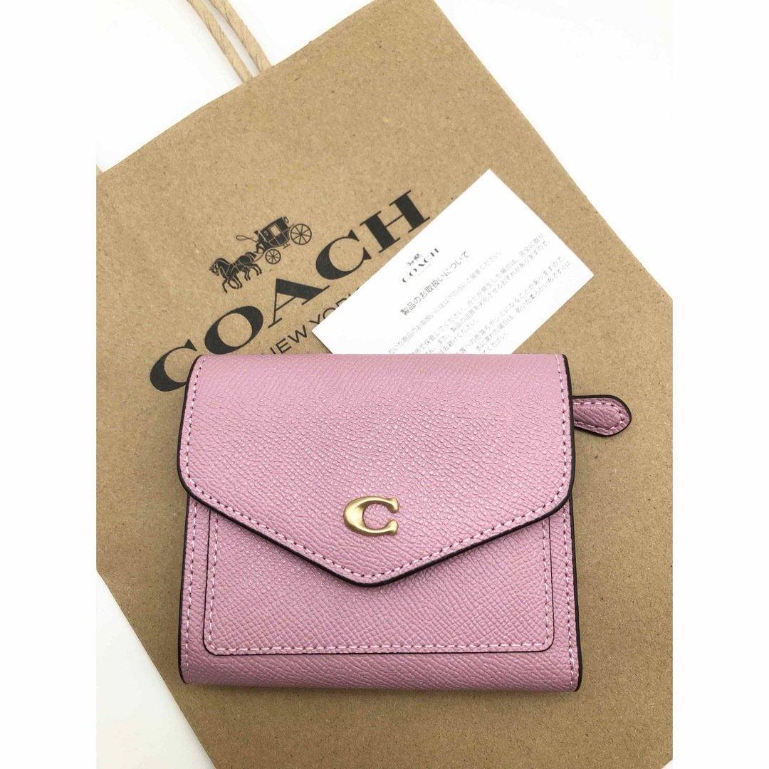 【COACH☆新品】ウィン スモール ウォレット！チューリップ！レザー！財布！