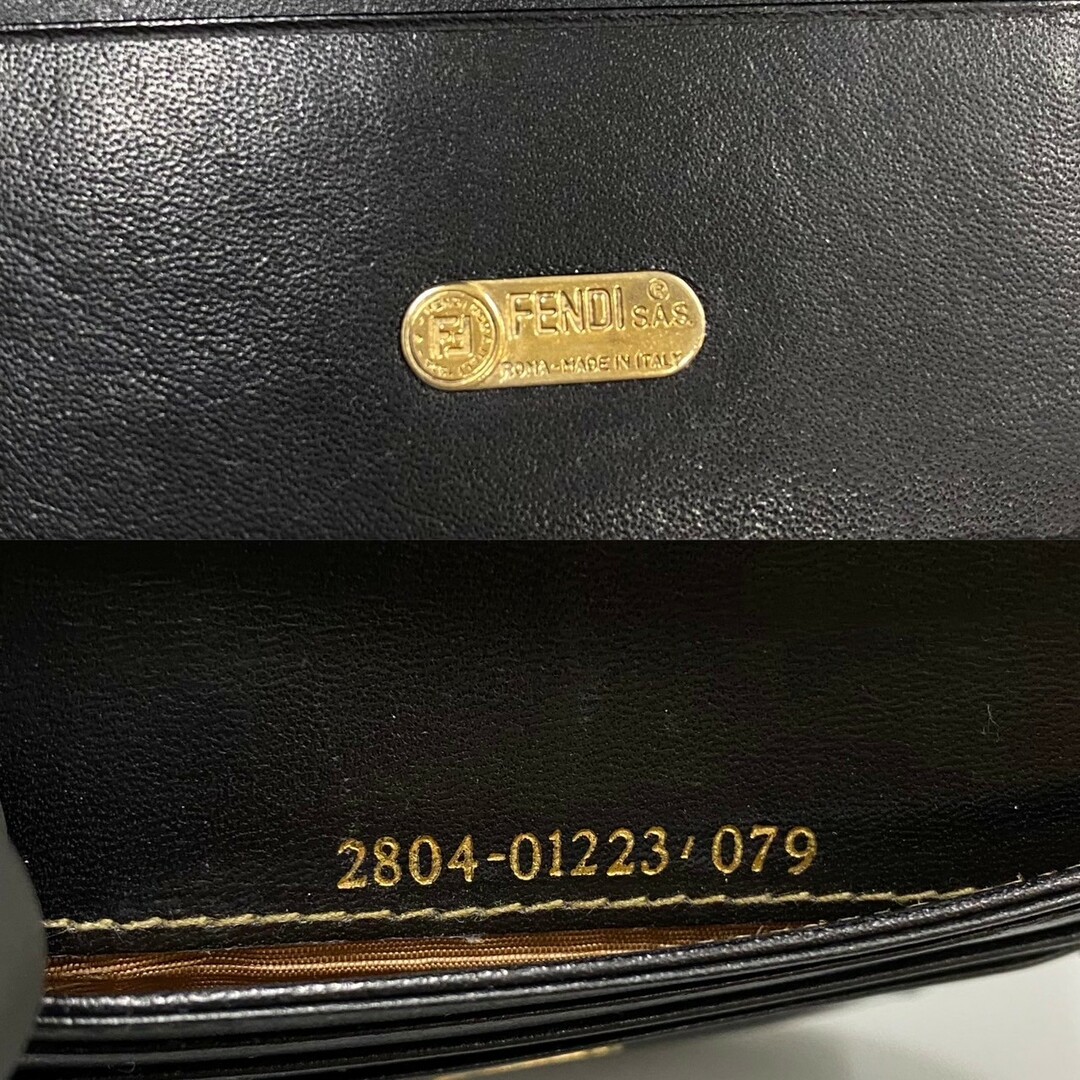 新品 FENDI 折り財布 ズッカ コインケース  カードケース レザー