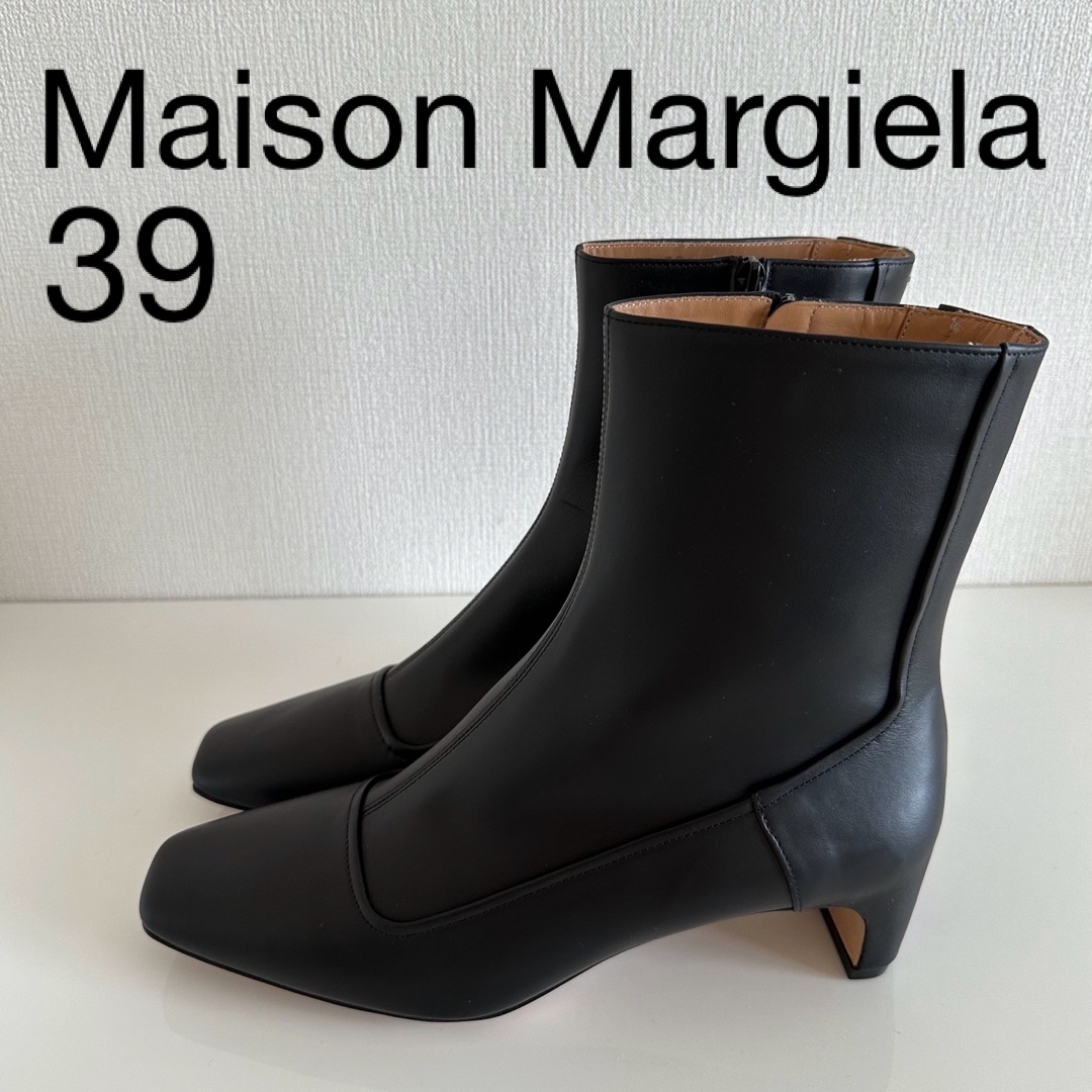 Maison Martin Margiela - Maison Margiela レザー ショートブーツ 38