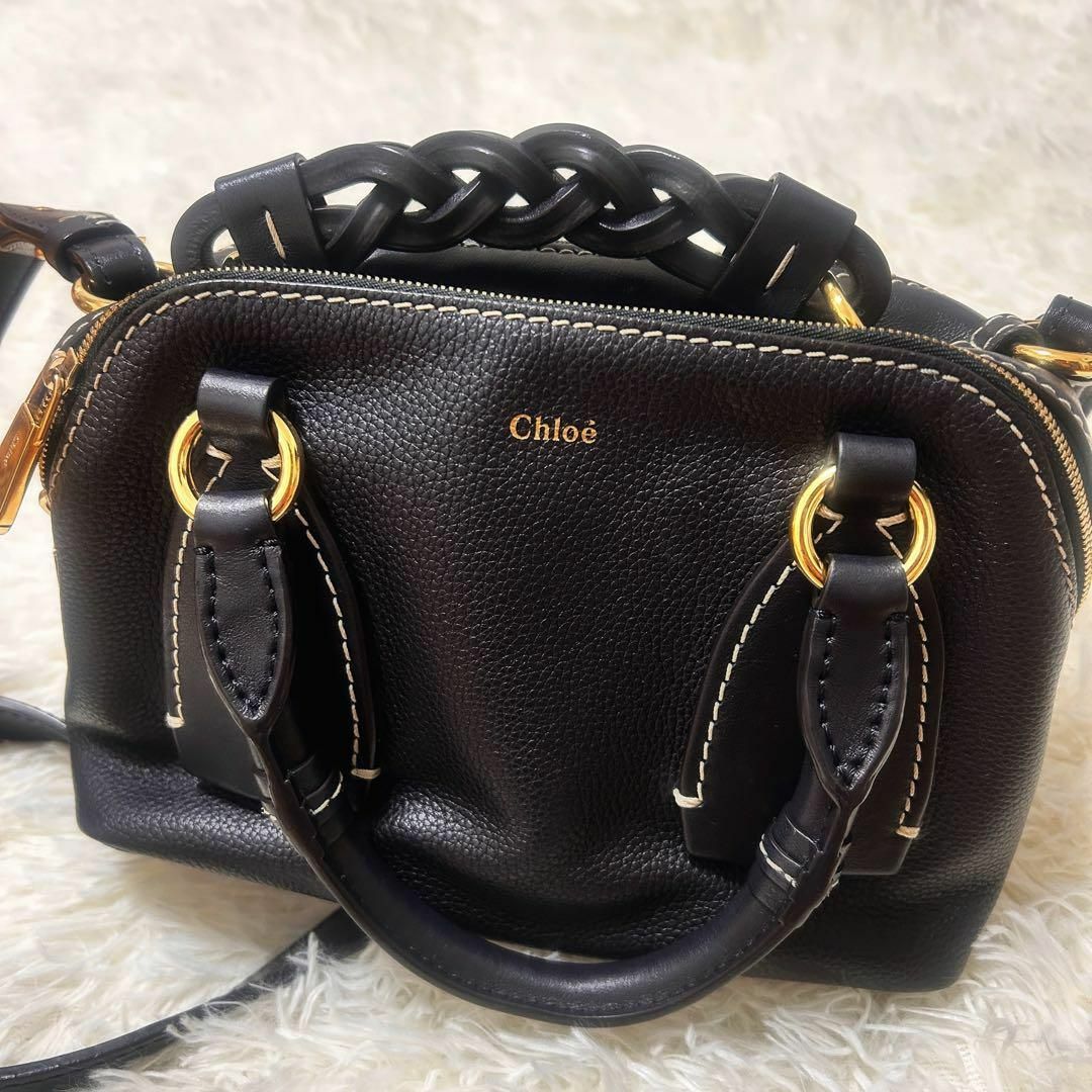 レディース【美品】Chloe　クロエ  ダリア　small 2way ハンドバッグ