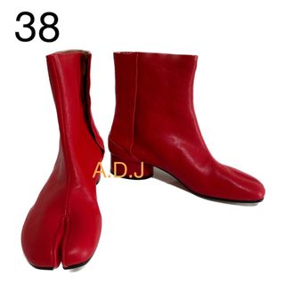 maison margiela マルジェラ red 足袋ブーツ tabi 36