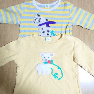 ハッカベビー(hakka baby)のハッカベビー　ロンT２枚(Tシャツ/カットソー)