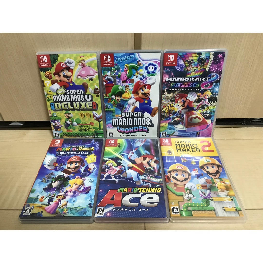 Nintendo Switch - ✨最新作スーパーマリオブラザーズワンダーを含むマリオ6作品セット✨即日発送可