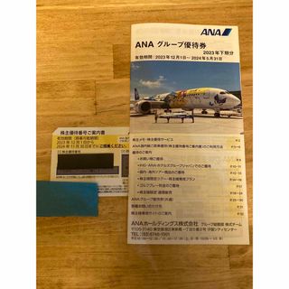 エーエヌエー(ゼンニッポンクウユ)(ANA(全日本空輸))のANA株主優待券x1  2024年11/30まで（＋グループ優待券）(その他)