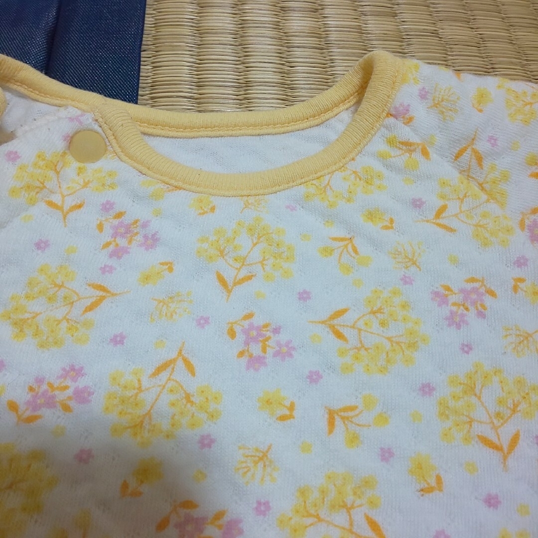 F.O.KIDS(エフオーキッズ)のカバーオール ロンパース 2枚セット 60cm キッズ/ベビー/マタニティのベビー服(~85cm)(カバーオール)の商品写真