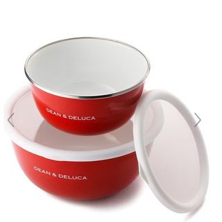 ディーンアンドデルーカ(DEAN & DELUCA)の【限定商品】DEAN & DELUCA ホーローボウル 2種セット　2022(容器)