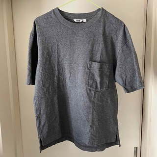 ユニクロ(UNIQLO)のUNIQLO ユニクロ　Tシャツ　グレー　S(Tシャツ/カットソー(半袖/袖なし))