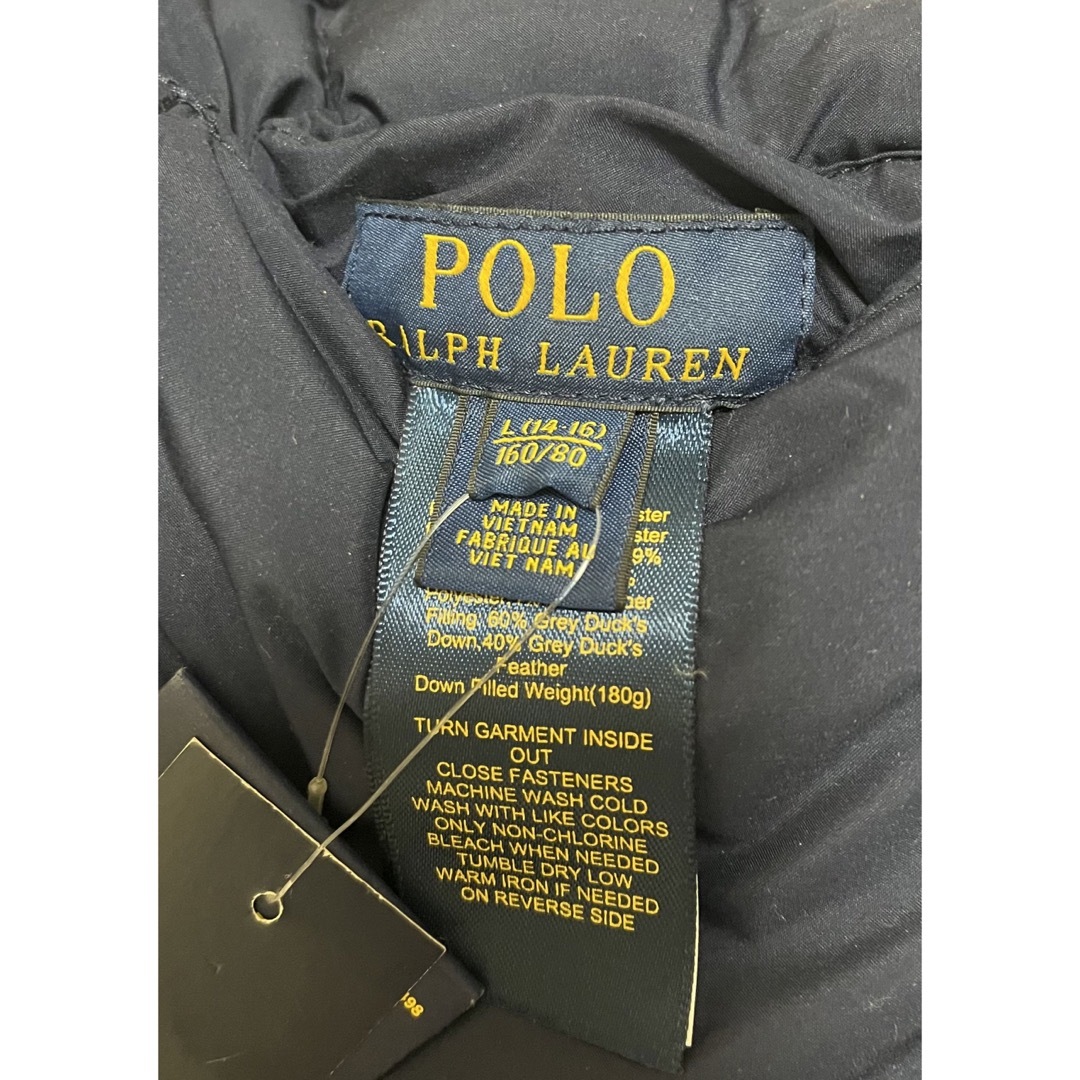 POLO RALPH LAUREN(ポロラルフローレン)のキッズ　ダウンベスト　ポロラルフローレン キッズ/ベビー/マタニティのキッズ服男の子用(90cm~)(ジャケット/上着)の商品写真