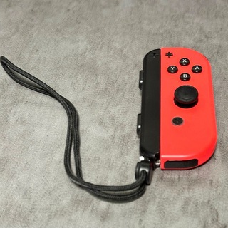 ニンテンドースイッチ(Nintendo Switch)の【Switch】ジョイコン ネオンレッド(右用)【任天堂純正品】赤 ジャンク(その他)