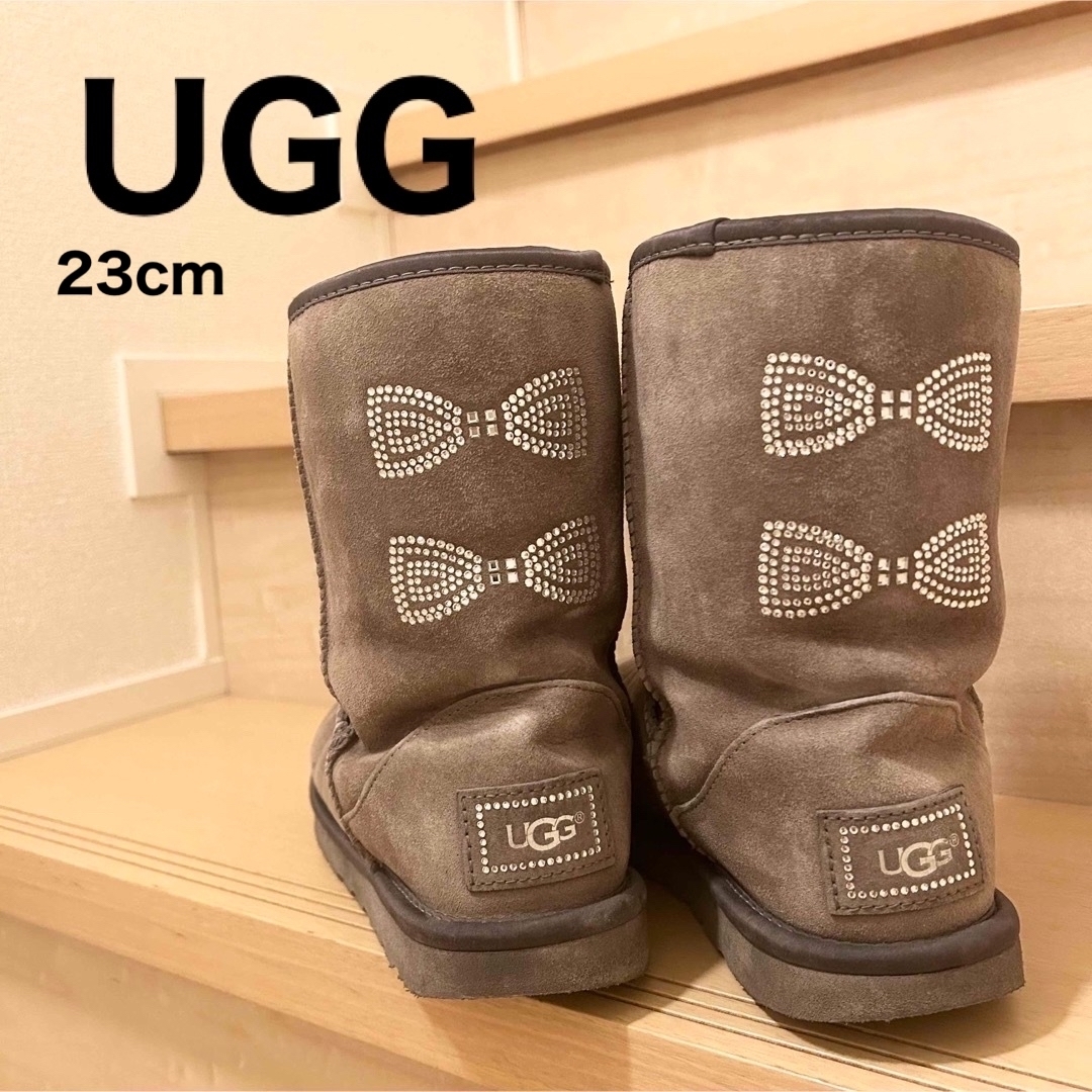 【美品】UGGスワロフスキー 23センチ