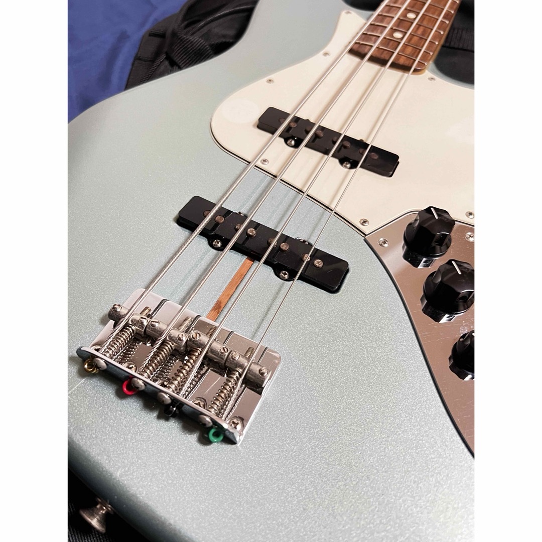 Fender(フェンダー)のFender Mexico Standard Jazz Bass  ブルーアガベ 楽器のベース(エレキベース)の商品写真