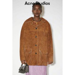 Acne Studios - 【新品】NKNIT vegan mouton hooded zip jacketの通販