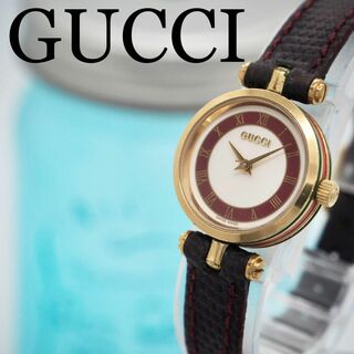 グッチ(Gucci)の405 GUCCI グッチ時計　レディース腕時計　サイドライン　シェリーライン(腕時計)