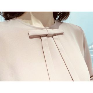 Cotton Doubleface Gather Collar blouseの通販 by レイshop｜ラクマ