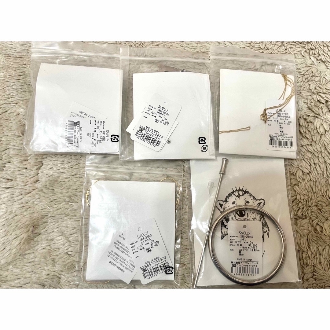 SMELLY(スメリー)のSMELLY エコバッグ&アクセサリー５点 レディースのアクセサリー(その他)の商品写真