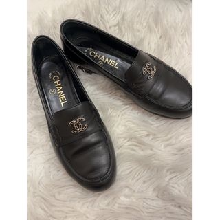 CHANEL - 未使用！シャネル♥️デニム デッキシューズ 38.5の通販 by ...