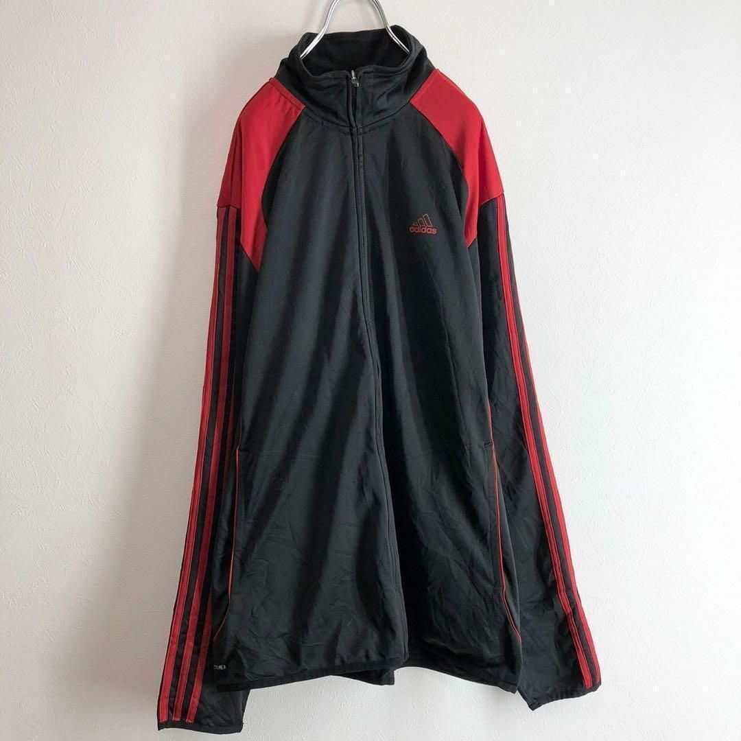 adidas(アディダス)のadidas アディダス　トラックジャケット　2XL ワンポイントロゴ　メンズ メンズのトップス(ジャージ)の商品写真