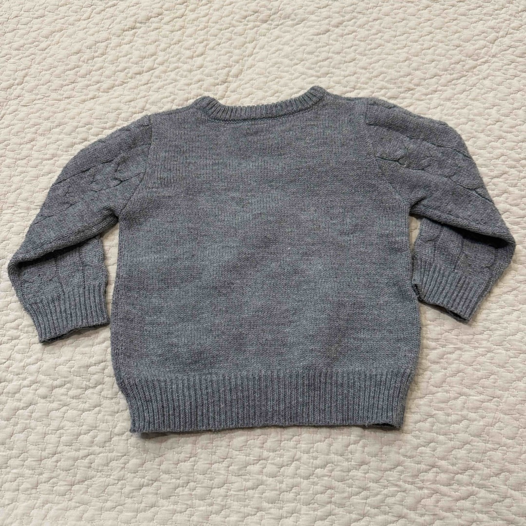 ミニー　ニット　グレー　95cm ディズニー キッズ/ベビー/マタニティのキッズ服女の子用(90cm~)(ニット)の商品写真