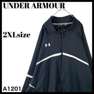 アンダーアーマー(UNDER ARMOUR)のアンダーアーマー メンズ ジップアップ ブルゾン ブラック 黒 US/2XL(ブルゾン)