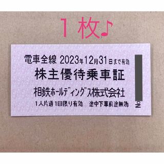 相鉄株主優待乗車証　１枚(鉄道乗車券)