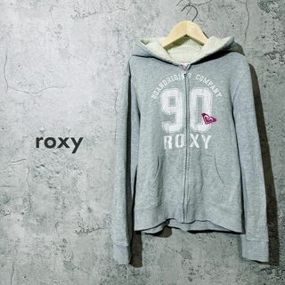 ロキシー(Roxy)の【人気カラー】ROXY ロキシー スウェット パーカー ボアフード ジップ M(パーカー)