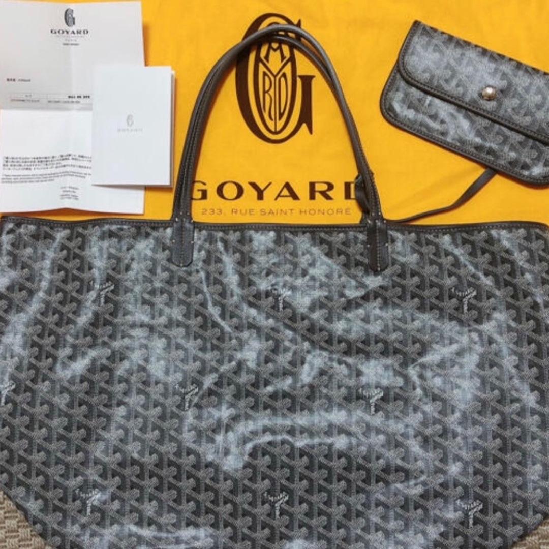 GOYARD(ゴヤール)のゴヤール　サンルイ　GM   グレー レディースのバッグ(トートバッグ)の商品写真