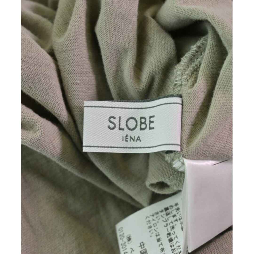 SLOBE IENA(スローブイエナ)のSLOBE IENA ワンピース F 緑系(グレーがかっています) 【古着】【中古】 レディースのワンピース(ひざ丈ワンピース)の商品写真