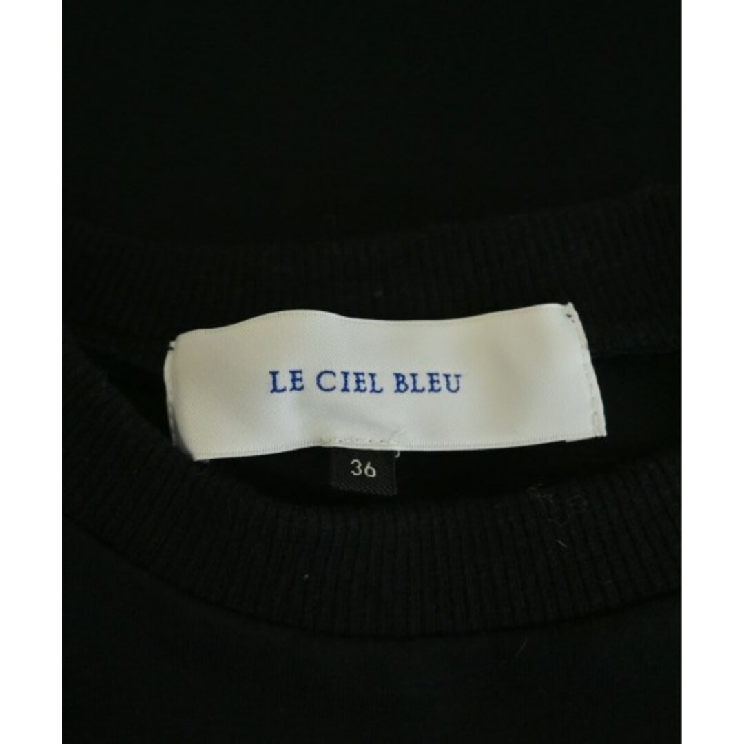LE CIEL BLEU(ルシェルブルー)のLE CIEL BLEU ルシェルブルー Tシャツ・カットソー 36(S位) 黒 【古着】【中古】 レディースのトップス(カットソー(半袖/袖なし))の商品写真