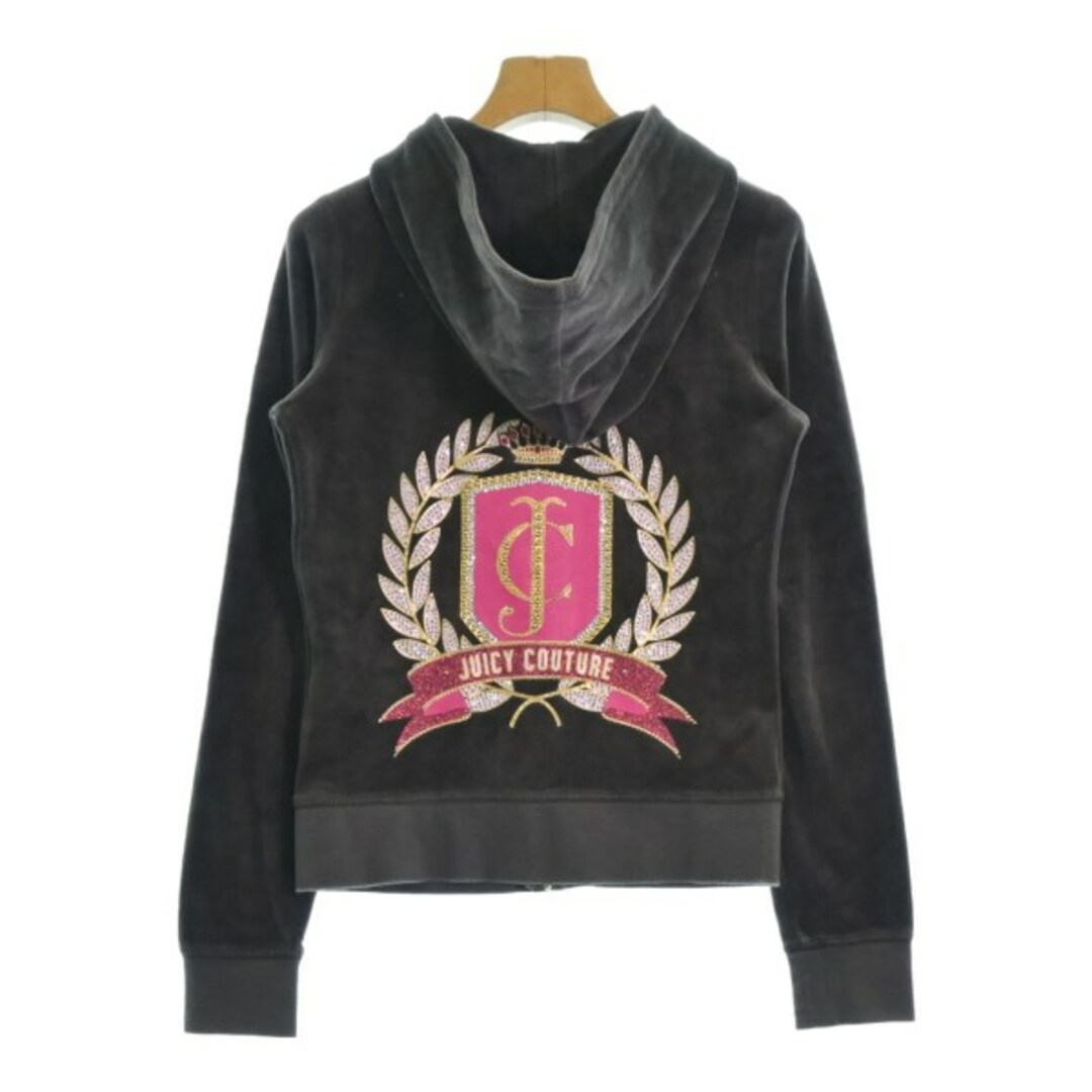 Juicy Couture(ジューシークチュール)のJUICY COUTURE ジューシークチュール パーカー S グレー 【古着】【中古】 レディースのトップス(パーカー)の商品写真