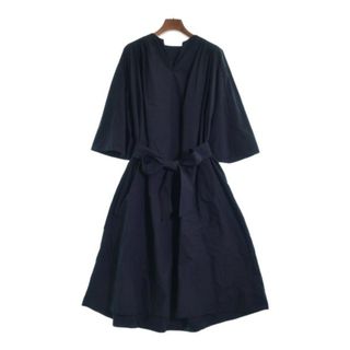 ドレステリア(DRESSTERIOR)のDRESSTERIOR ドレステリア ワンピース 36(S位) 紺 【古着】【中古】(ひざ丈ワンピース)