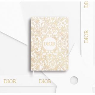 クリスチャンディオール(Christian Dior)のディオール オリジナル ノート & コットン ポーチ　ホリデーノベルティ　新品(ノベルティグッズ)